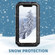 iPhone 11 Dustproof Shockproof Waterproof Silicone + Metal Protective Case - Black