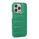 iPhone 11 Pro Max Thick Down Jacket Soft PU Phone Case - Dark Green