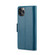 iPhone 11 Pro Max CaseMe 023 Butterfly Buckle Litchi Texture RFID Anti-theft Leather Phone Case - Blue