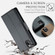 iPhone 11 Pro Max CaseMe 023 Butterfly Buckle Litchi Texture RFID Anti-theft Leather Phone Case - Black