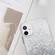 iPhone 11 Pro Max Gradient Glitter Powder Epoxy TPU Thickened Acrylic Shockproof Case with Round Neck Lanyard  - Glacier Blue