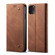 iPhone 11 Pro Max Denim Texture Casual Style Horizontal Flip Leather Case with Holder & Card Slots & Wallet - Brown