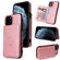 iPhone 11 Pro Max Calf Texture Magnetic Case  - Rose Gold