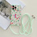 iPhone 11 Pro Max Lanyard Small Floral TPU Phone Case  - Light Green