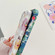 iPhone 11 Pro Max Lanyard Small Floral TPU Phone Case  - Light Green