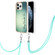 iPhone 11 Pro Max Electroplating Dual-side IMD Phone Case with Lanyard - Smile