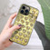 iPhone 11 Pro Max Love Hearts Diamond Mirror TPU Phone Case - Gold
