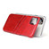iPhone 11 Pro Max Fierre Shann Retro Oil Wax Texture PU Leather Case with Card Slots  - Red