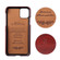iPhone 11 Pro Max Fierre Shann Retro Oil Wax Texture PU Leather Case with Card Slots  - Brown