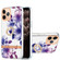 iPhone 11 Pro Max Ring IMD Flowers TPU Phone Case  - Purple Begonia