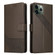 iPhone 11 Pro Max GQUTROBE Skin Feel Magnetic Leather Phone Case  - Brown