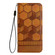 iPhone 11 Pro Max Football Texture Magnetic Leather Flip Phone Case  - Khaki
