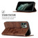 iPhone 11 Pro Max Football Texture Magnetic Leather Flip Phone Case  - Brown