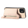 iPhone 11 Pro  Max Carbon Fiber Horizontal Flip Zipper Wallet Phone Case - Khaki