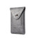 iPhone 11 Pro Max Elephant Texture Men Leisure Simple Universal Mobile Phone Waist Pack Leather Case with Card Slot, Suitable 5.5-6.5 inch Smartphones - Dark Gray