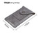 iPhone 11 Pro Max Elephant Texture Men Leisure Simple Universal Mobile Phone Waist Pack Leather Case with Card Slot, Suitable 5.5-6.5 inch Smartphones - Dark Gray