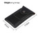 iPhone 11 Pro Max Elephant Texture Men Leisure Simple Universal Mobile Phone Waist Pack Leather Case with Card Slot, Suitable 5.5-6.5 inch Smartphones - Black