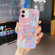 iPhone 11 Pro Max Laser Glitter Watercolor Pattern Shockproof Protective Case  - FD1
