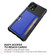 iPhone 11 Pro Max ZM02 Card Slot Holder Phone Case  - Blue