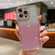 iPhone 11 Pro Max Diamond Gradient Glitter Plated TPU Phone Case - Pink
