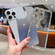 iPhone 11 Pro Max Diamond Gradient Glitter Plated TPU Phone Case - Blue
