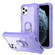 iPhone 11 Pro Max PC + Rubber 3-layers Shockproof Protective Case with Rotating Holder  - Purple