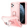 iPhone 11 Pro Max PC + Rubber 3-layers Shockproof Protective Case with Rotating Holder  - Rose Gold