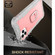 iPhone 11 Pro Max PC + Rubber 3-layers Shockproof Protective Case with Rotating Holder  - Grey White + Rose Gold