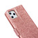 iPhone 11 Pro Max Glitter Powder Love Leather Phone Case  - Pink