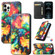 iPhone 11 Pro Max Colored Drawing Magnetic Horizontal Flip PU Leather Case with Holder & Card Slots & Wallet  - Color Cloud