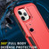 iPhone 11 Pro Max 3 in 1 PC + TPU Shockproof Phone Case - Red