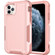 iPhone 11 Pro Max 3 in 1 PC + TPU Shockproof Phone Case - Pink