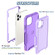 iPhone 11 Pro Max 3 in 1 PC + TPU Shockproof Phone Case - Purple