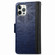 iPhone 11 Pro Max Grid Leather Flip Phone Case  - Blue