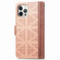 iPhone 11 Pro Max Grid Leather Flip Phone Case  - Apricot