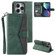 iPhone 11 Pro Max Nail Skin Feel Stitching Calf Texture Leather Phone Case - Green