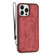 iPhone 11 Pro Max Dream Magnetic Back Cover Card Wallet Phone Case - Red