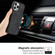 iPhone 11 Pro Max Dream Magnetic Back Cover Card Wallet Phone Case - Black