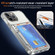 iPhone 11 Pro Max Crystal Clear Flip Card Slot Phone Case - Transparent Black