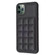 iPhone 11 Pro Max Grid Card Slot Holder Phone Case - Black