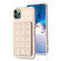 iPhone 11 Pro Max Grid Card Slot Holder Phone Case - Beige