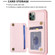 iPhone 11 Pro Max Grid Card Slot Holder Phone Case - Pink