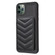 iPhone 11 Pro Max BF26 Wave Pattern Card Bag Holder Phone Case - Black