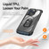 iPhone 11 Pro TPU + PC Lens Protection Phone Case with Ring Holder - Black