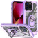 iPhone 11 Pro TPU + PC Lens Protection Phone Case with Ring Holder - Purple