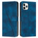 iPhone 11 Pro Max Dream Triangle Leather Phone Case with Lanyard - Blue
