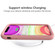 iPhone 11 Pro Max Wave Pattern 3 in 1 Silicone+PC Shockproof Protective Case - Rose Gold
