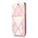 Bronzing Plating PU + TPU Horizontal Flip Leather Case with Holder & Card Slot iPhone 11 Pro Max - Pink White