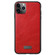 iPhone 11 Pro Max SULADA Shockproof TPU + Handmade Leather Protective Case - Red