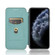 iPhone 11 Pro Max Carbon Fiber Texture Horizontal Flip TPU + PC + PU Leather Case with Card Slot - Green